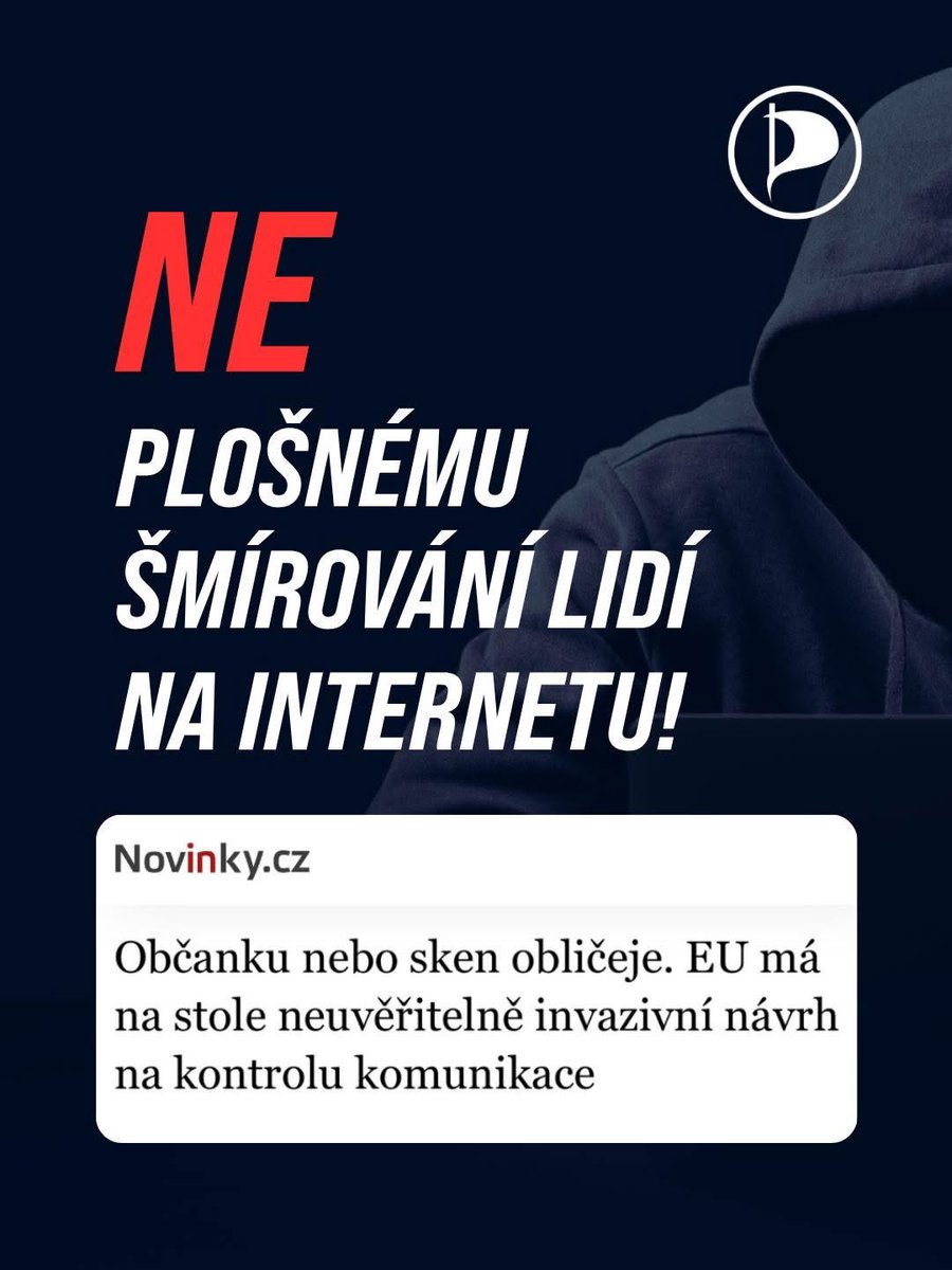 PiratskaStrana's tweet image. Vyhodíte ho dveřmi, vrátí se vám oknem. Ano, zase je tu ChatControl 🤦‍♂️

Snaha plošně šmírovat internetovou komunikaci se vrací už v podstatě pravidelně. Přestože evropské soudy po tlaku Pirátů jasně řekly, že plošné šmírování je nepřípustné, další pokus o něj je opět na stole.…