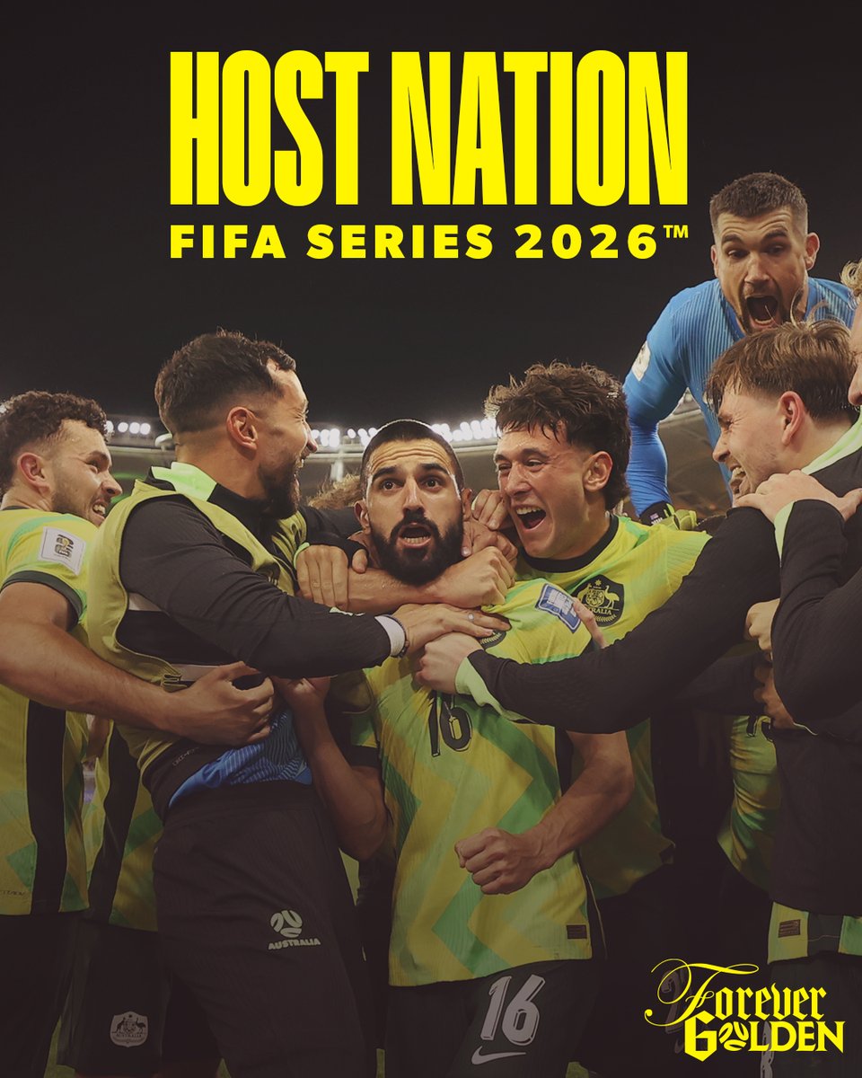 Socceroos's tweet image. We&apos;re excited to welcome the FIFA Series 2026™ to Australia during the men’s March international window, which will act as a critical preparation for our FIFA World Cup 2026™ campaign. 🙌

The two-game, four-team series will serve as a final hit out on home soil before heading…