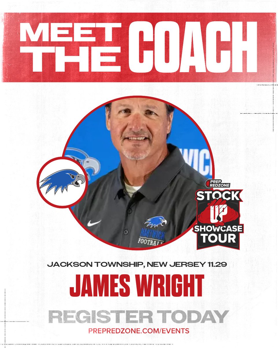 PrepRedzoneNJ's tweet image. Meet the Coaches 👋

College coaches aren’t just evaluating your skills, they’re helping you build them. Get hands-on coaching and skill development at the Stock Up Showcase. @UnionCollegeFB @HartwickFball @BPort_Football 

Sign up today: events.prepredzone.com/e/2116/registe…