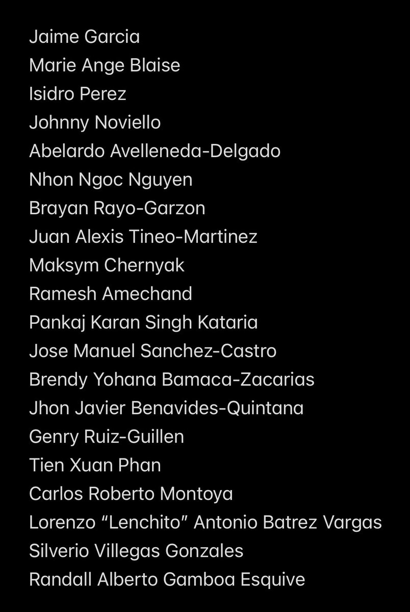 tigerfoos's tweet image. Remember them, speak their names, fight for them