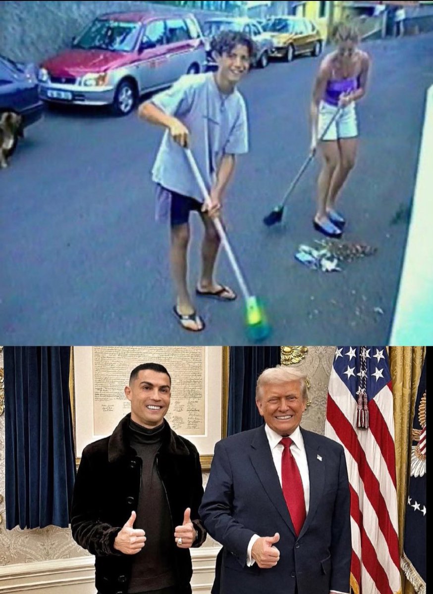 From the streets of Madeira🇵🇹 
To the White House🇺🇸