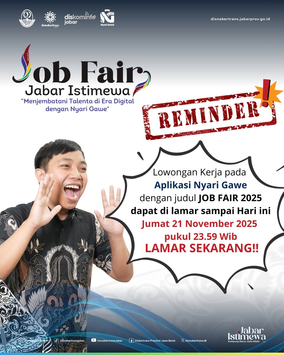 Disnakertrans Jabar tweet media