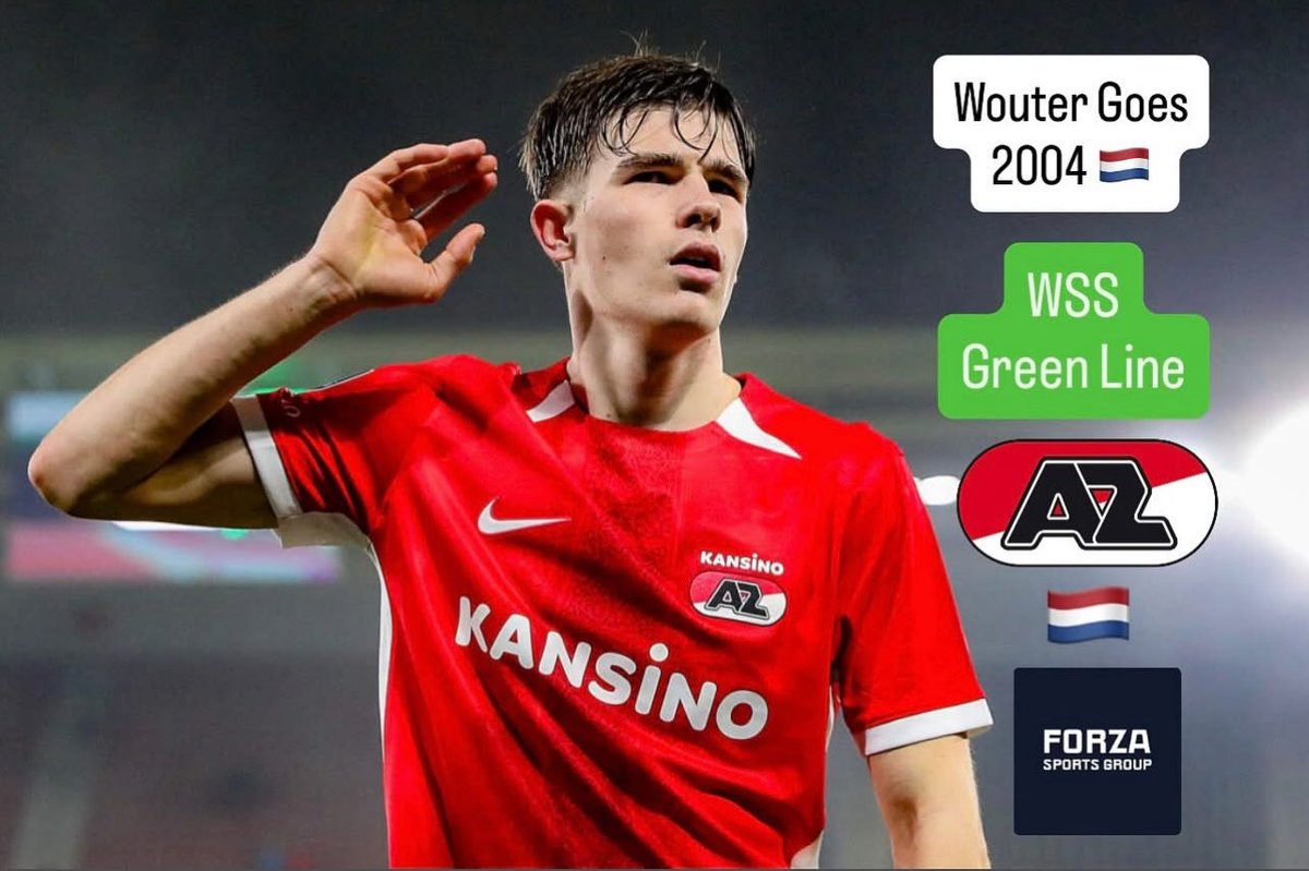 WSScouting's tweet image. WSS Green Line 🟢
Wouter Goes 2004 🇳🇱 - AZ Alkmaar 🇳🇱 #woutergoes #goes #knvb #netherlands #holland #azalkmaar #az #alkmaar #eredivisie #afasstadion