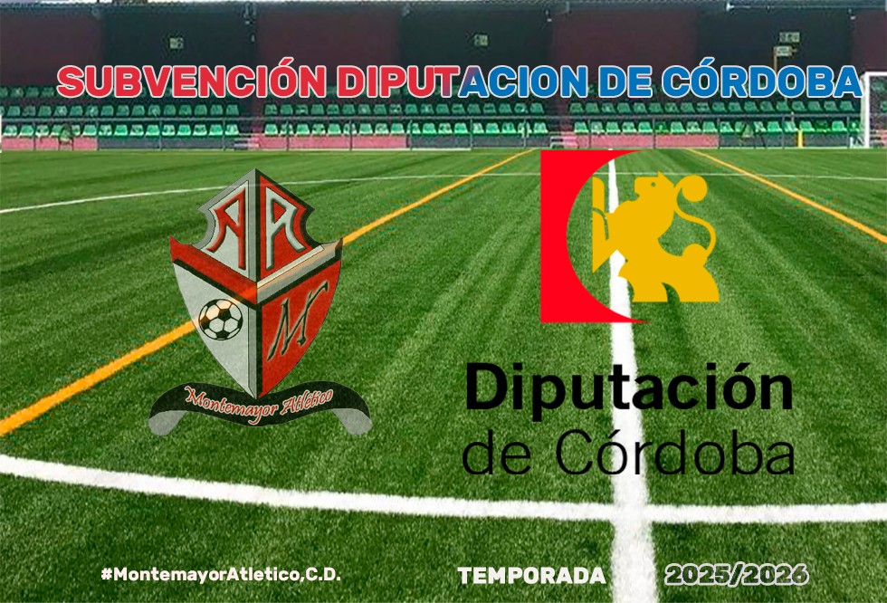 El C.D. Montemayor Atlético  ha recibido una ayuda de la Diputación provincial de Córdoba dentro de la convocatoria de subvenciones a entidades deportivas de la provincia de Córdoba para la realización de actividades deportivas y al apoyo del deporte base, durante el año 2025