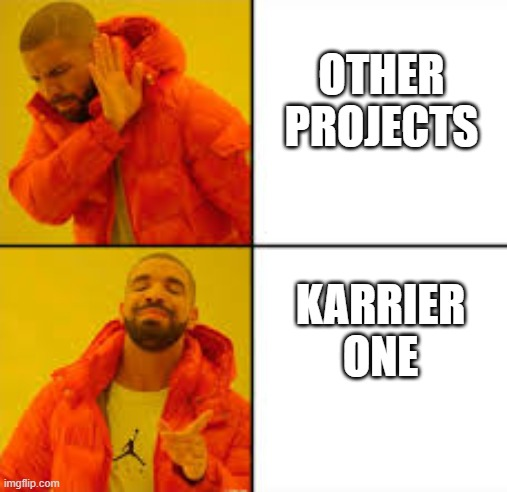 Fraolgebisa's tweet photo. @karrier_one is the one! #KarrierOneMeme https://t.co/3thXTj2lru