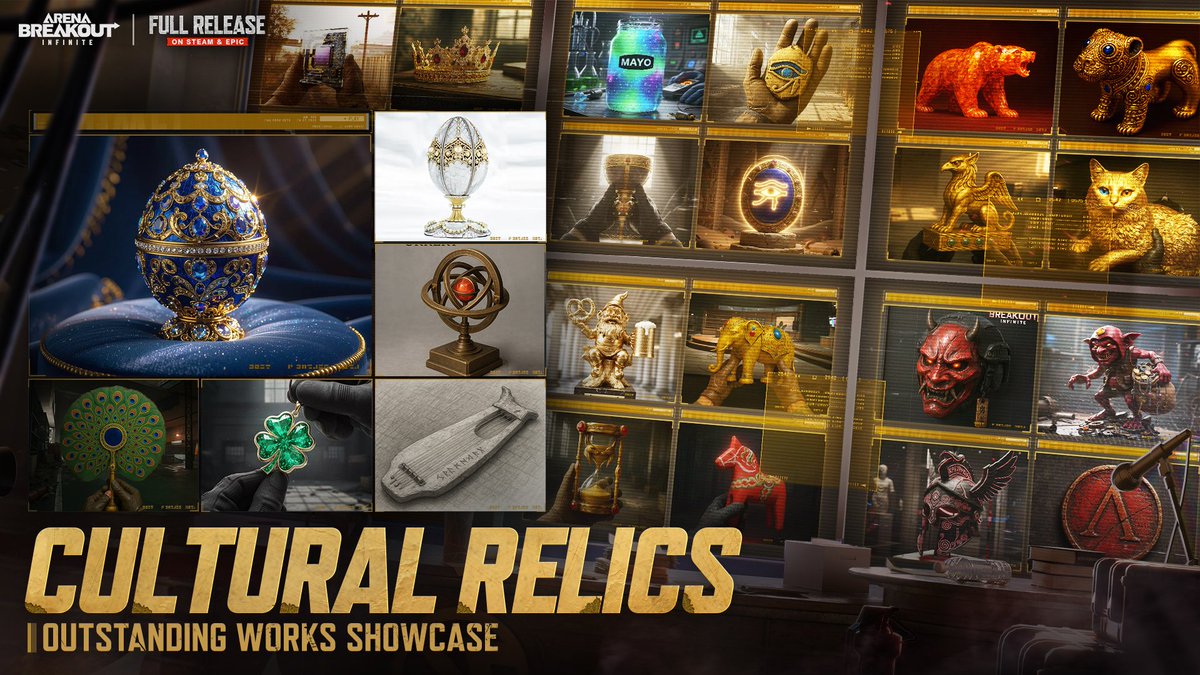 🎉 "Cultural Relics: Design Your Red" Event Concluded Successfully!

Thank you to all the creators who shared their amazing designs! We are proud to present the selected outstanding works.
🏆 4 concepts chosen​ to be developed as in-game items
🌟 100 outstanding works​ recognized