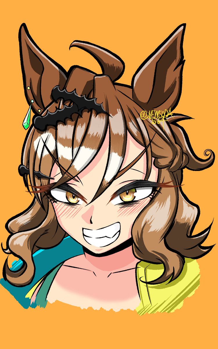 #フォロワーさんの推しが描きたい 
ウマ娘より、ジャングルポケット