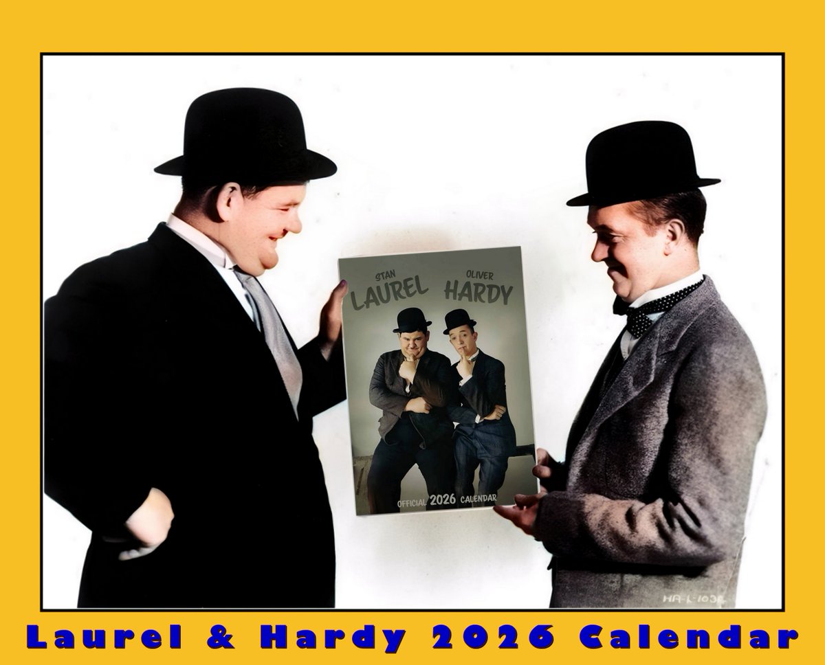 If you like rare photos and interesting stories , then go here for single issues or great value BUMPER BUNDLES of our 'Laurel &amp; Hardy Magazines' ( and 2026 Calendars) via our eBay sales (UK ONLY) : shorturl.at/W8b8O