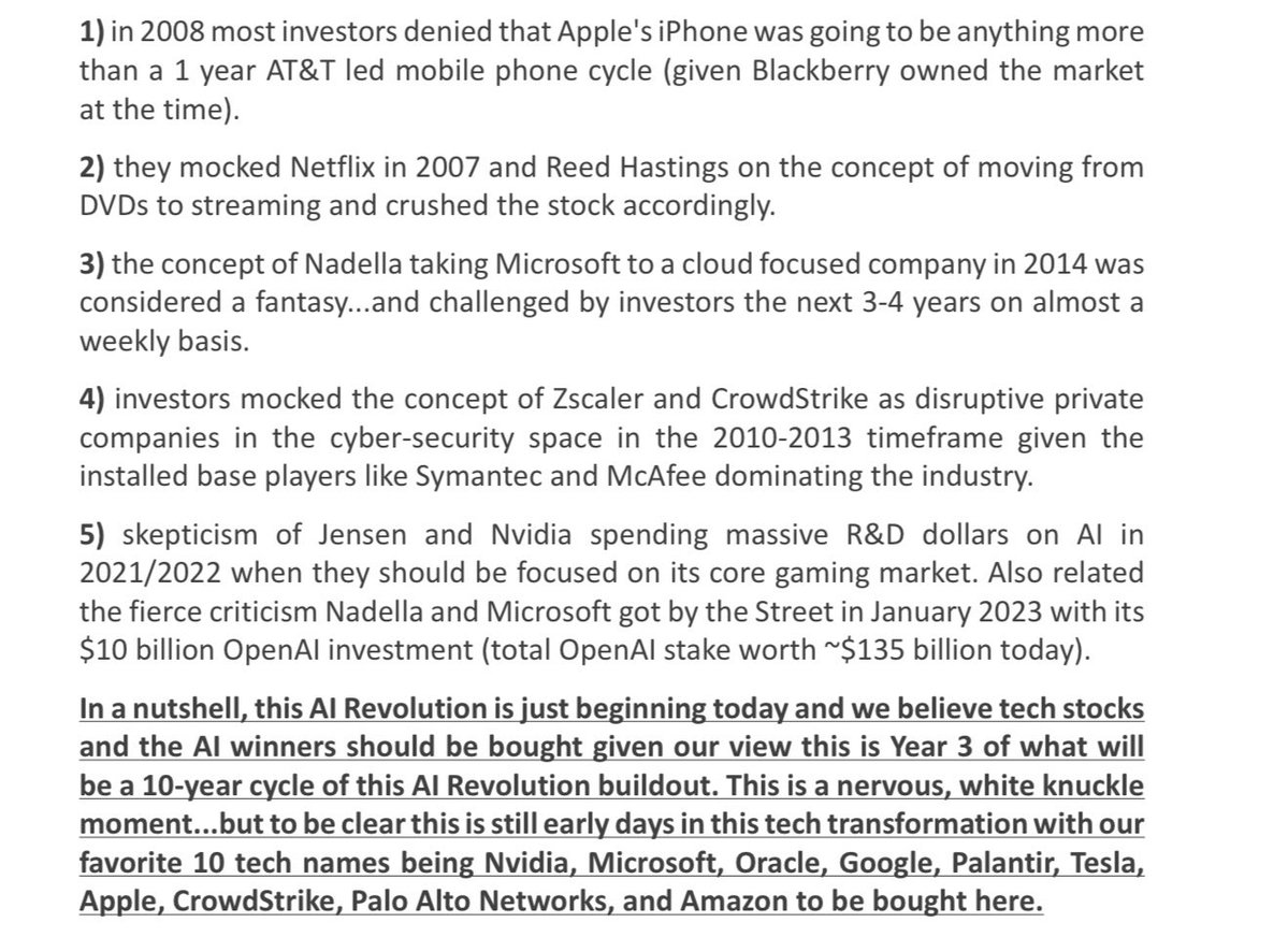 DivesTech's tweet image. For historical context 5 examples below of tech skepticism as someone like myself that has covered tech stocks since the 1990&apos;s
and lived it on a daily basis….🍿🍿👇🐂