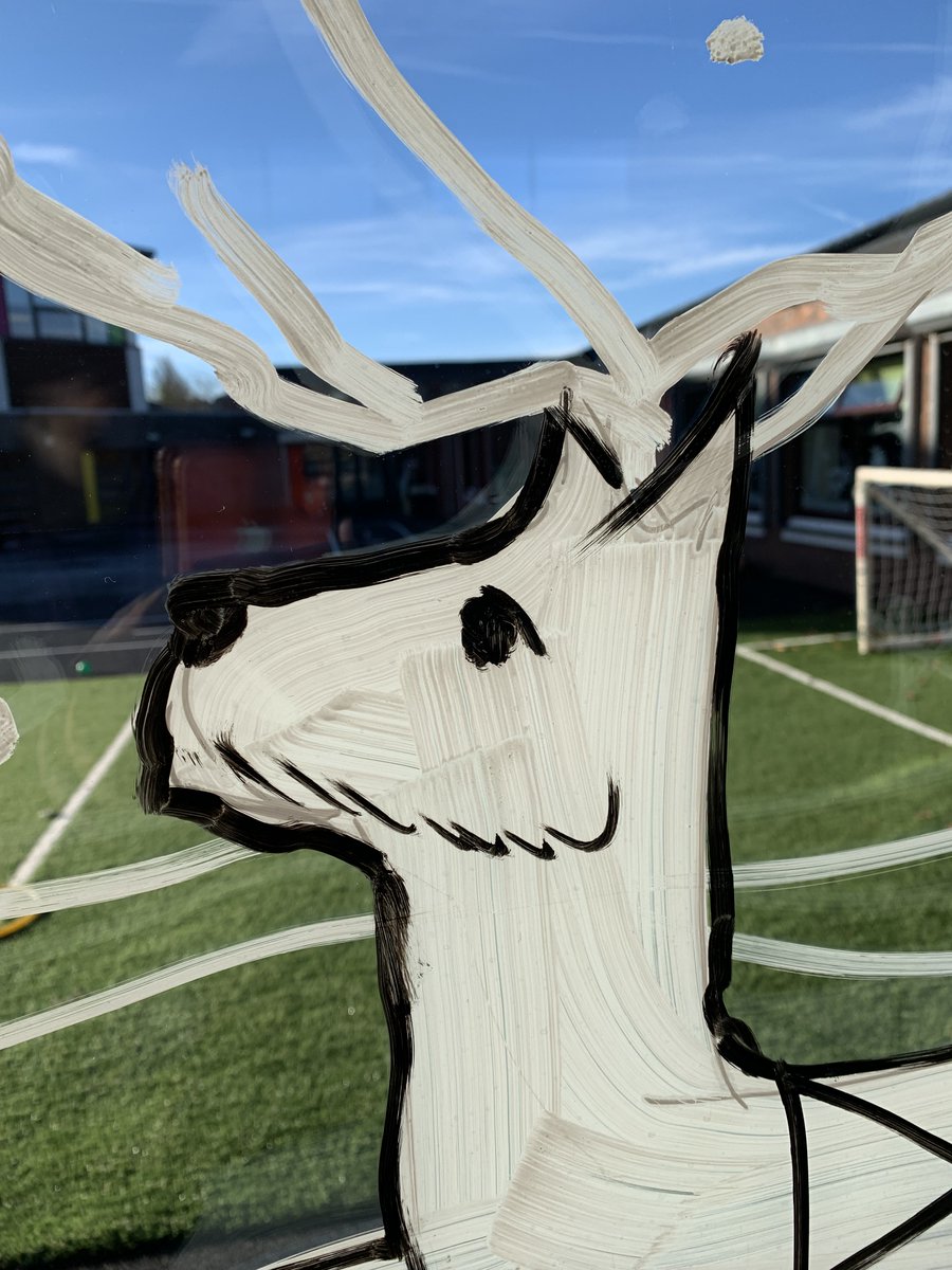 Our lunch hall windows have been beautifully hand-painted with Christmas scenes by Adam from @HelloAtSnow. They look absolutely magical. A massive thank you to Adam for giving up his time! We can't wait for you all to see the decorations at our Christmas Fayre next month!