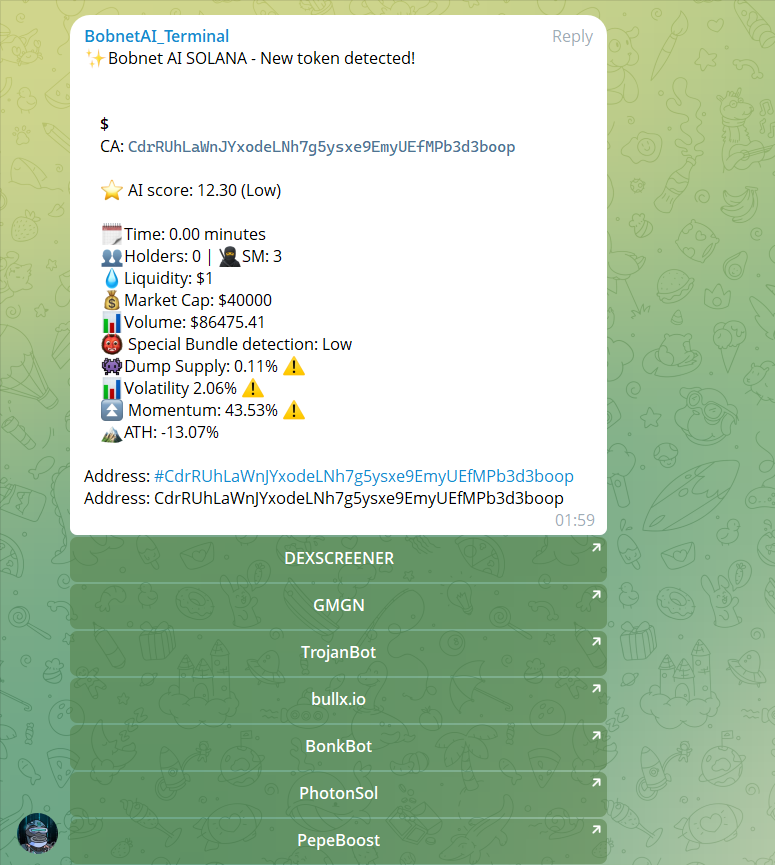 ThePrinter_ICM's tweet image. 🚀 @bobnetAI_sol CALL UPDATE
$GREEN was called at 30K MC… and it just blasted to a 330K ATH 🤯🔥
That’s a 11.5x SEXY RUN — absolute domination.
Who caught this monster pump? 🟢💚

gmgn.ai/sol/token/CdrR…

#Solana #SOL #BNB #Binance #Crypto #Gems #BobnetAI #Pumpfun