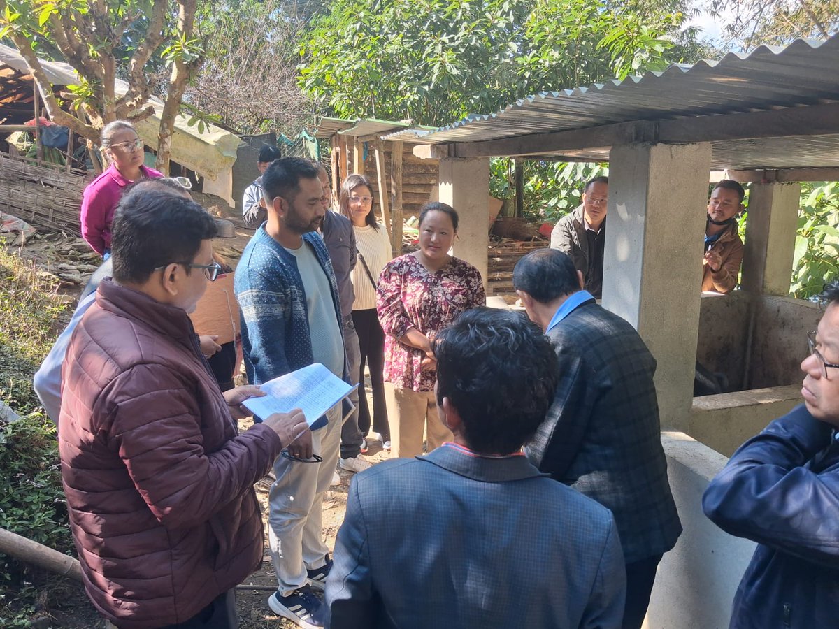 MgnregaGoi's tweet image. A Central Team from MoRD, MGNREGA Div. visited Pakyong district of Sikkim to review the implementation of #MahatmaGandhiNREGA.
The team conducted extensive field inspections, interacted with workers and functionaries, and assessed asset quality.
#MGNREGA #RuralDevelopment #Sikkim