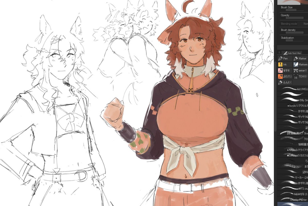 stardstfanfare's tweet image. sketches from the other day