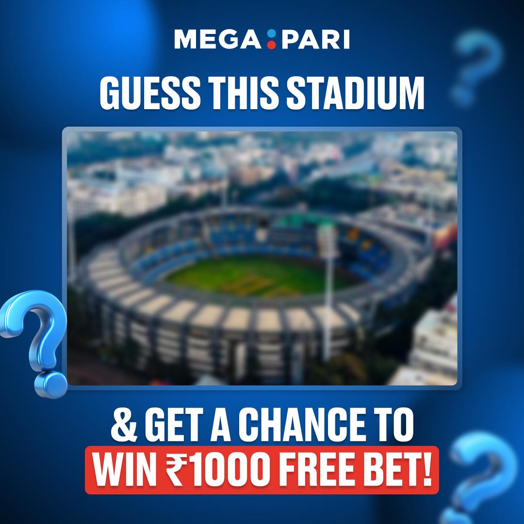 megapari_in's tweet photo. Giveaway of the day!

Guess the stadium &amp; get a chance to win a free bet!
- Follow us 
- Like &amp; retweet this post
- Drop your Megapari ID 

#tejas #Giveaway https://t.co/RNmv7J9Vns