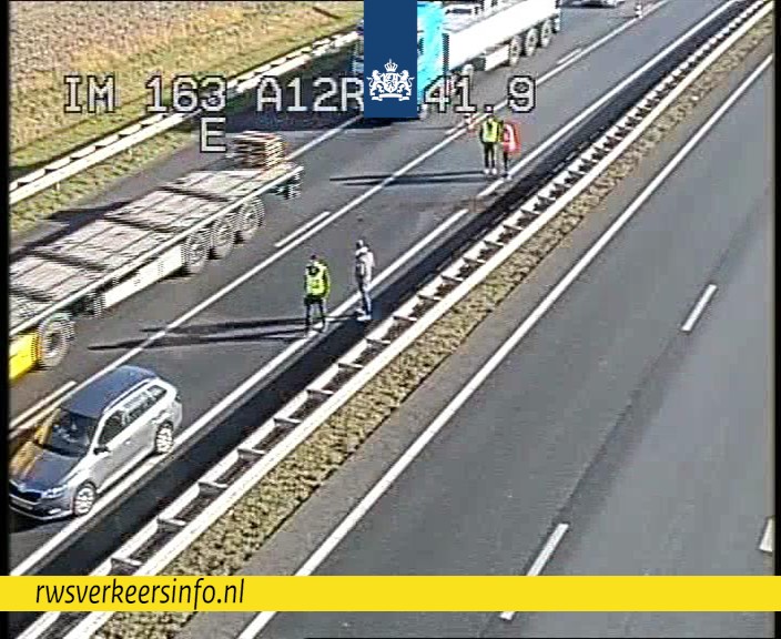 Ongeval op A12 bij Zevenaar