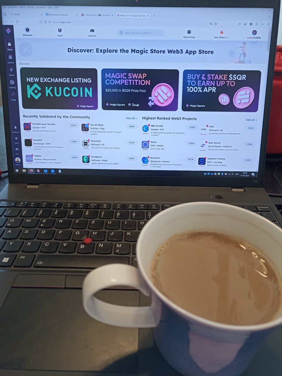 Today I was quity busy getting some <a href="/MagicSquareio/">Magic Square</a> Magic Board tasks done. Also I checked out some newly added Apps to start the weekend right.