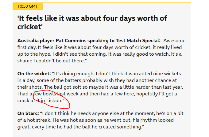 Quite a surprising development in international cricket. <a href="/bbctms/">Test Match Special</a> <a href="/BBCSport/">BBC Sport</a>