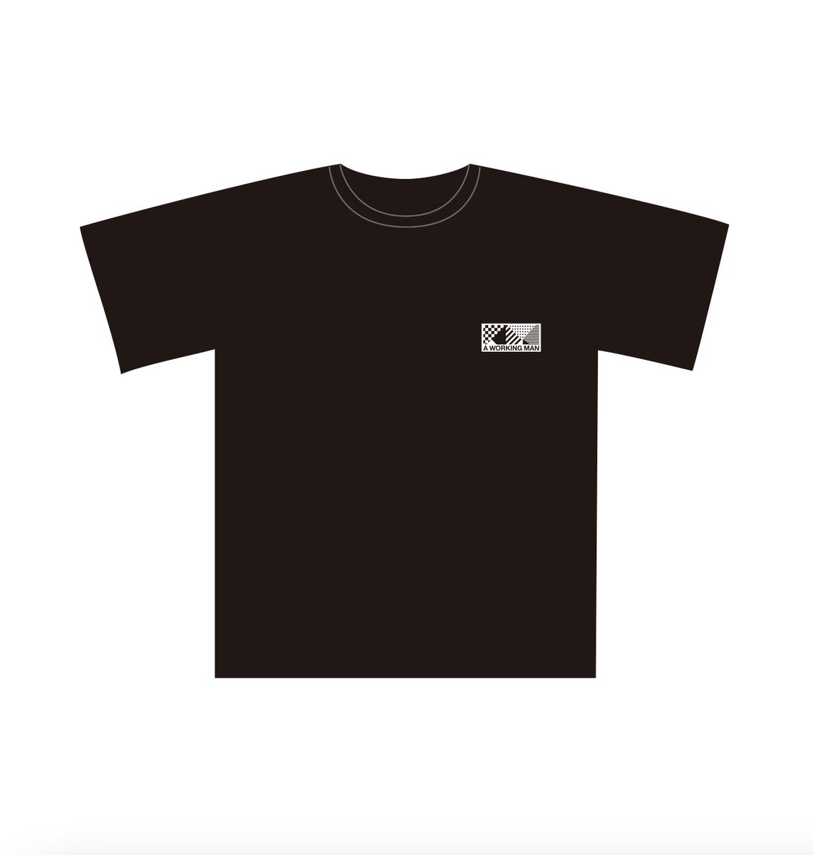 正面のワンポイントにも注目🚧 「背中で語る！現場ステイサムTシャツ