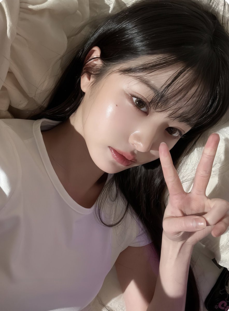 compilation of wonyoung’s bed selfies