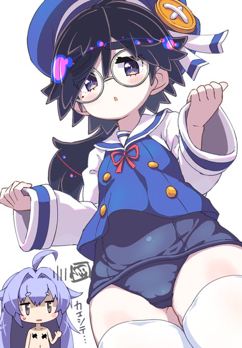 よそのこの服を借りてるうちのこだよ 