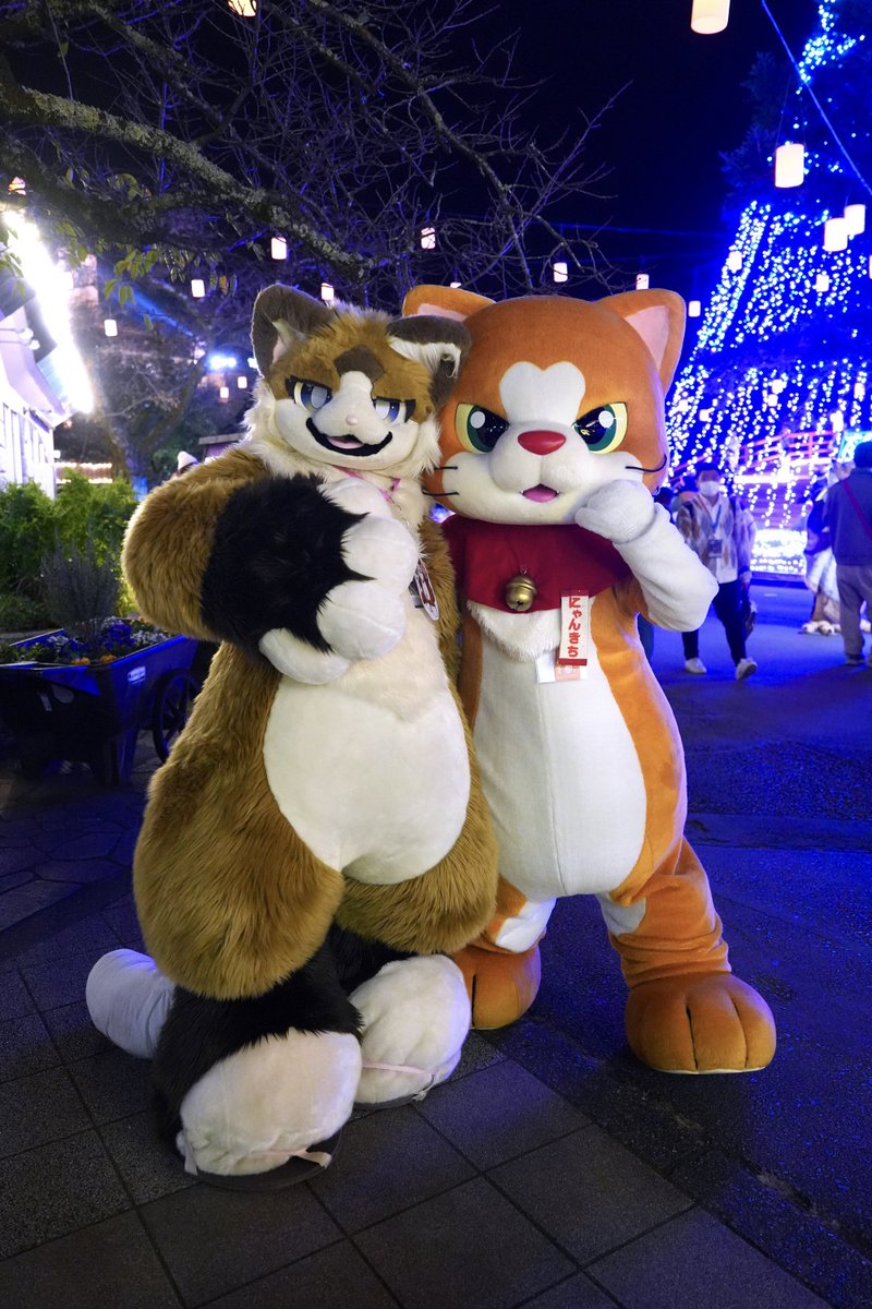 ほかにもたくさんの みんにゃに会ったのにゃ！ あそんでくれて どうも