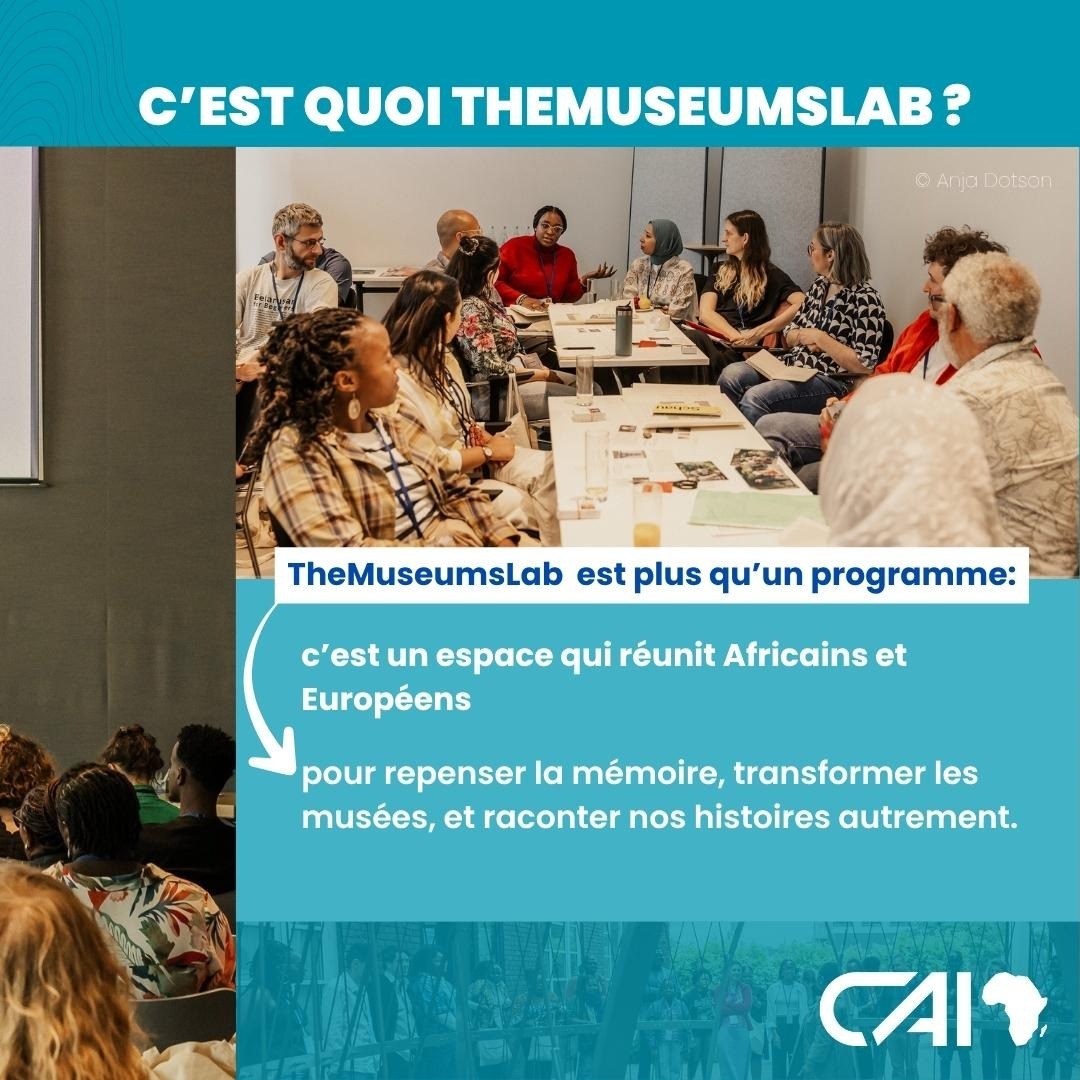 Allemagne_RDC's tweet image. ⁨📢Pro de la culture ou musées? Bonne nouvelle: #bourses, #formations, #résidences, les candidatures pour @TheMuseumsLab​ 2026 sont ouvertes!
👉🏽Building Futures from Memory, une initiative pr repenser nos histoires ds les musées.
🗓️Deadline: 2.12.2025
🔗 t1p.de/6w621