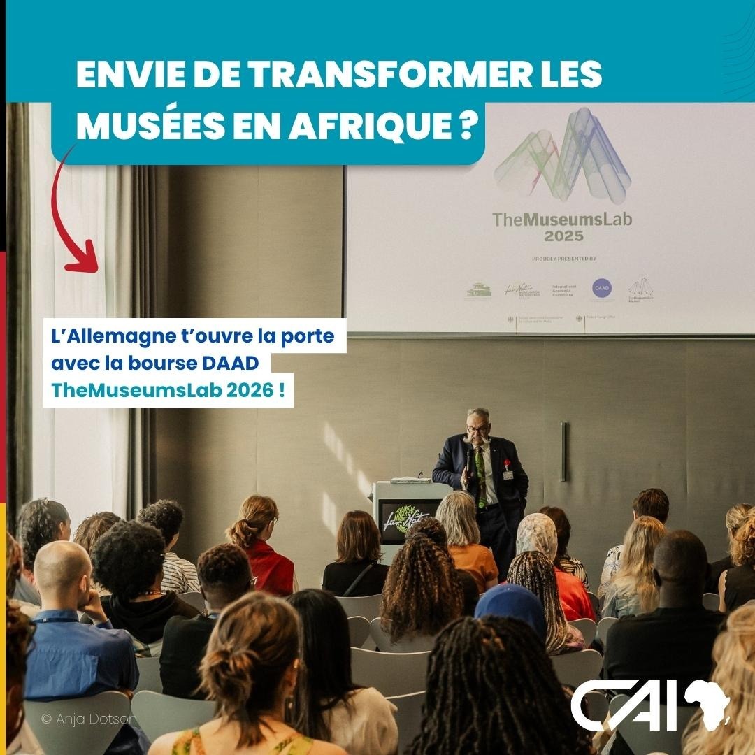 Allemagne_RDC's tweet image. ⁨📢Pro de la culture ou musées? Bonne nouvelle: #bourses, #formations, #résidences, les candidatures pour @TheMuseumsLab​ 2026 sont ouvertes!
👉🏽Building Futures from Memory, une initiative pr repenser nos histoires ds les musées.
🗓️Deadline: 2.12.2025
🔗 t1p.de/6w621