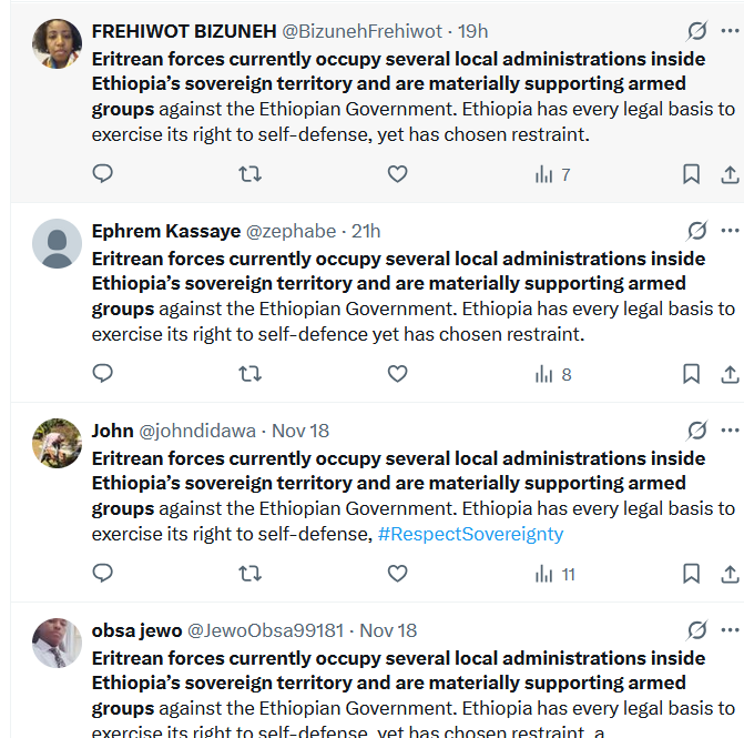 SirakBahlbi's tweet image. #Ethiopian ambassadors and diplomats have been sent yet another coordinated message to post, and the pattern is now unmistakable. PP is laying the groundwork for war and trying to pass it off as self-defence. It’s a childish and amateur way to run a state — more like a playground…