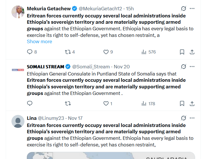 SirakBahlbi's tweet image. #Ethiopian ambassadors and diplomats have been sent yet another coordinated message to post, and the pattern is now unmistakable. PP is laying the groundwork for war and trying to pass it off as self-defence. It’s a childish and amateur way to run a state — more like a playground…