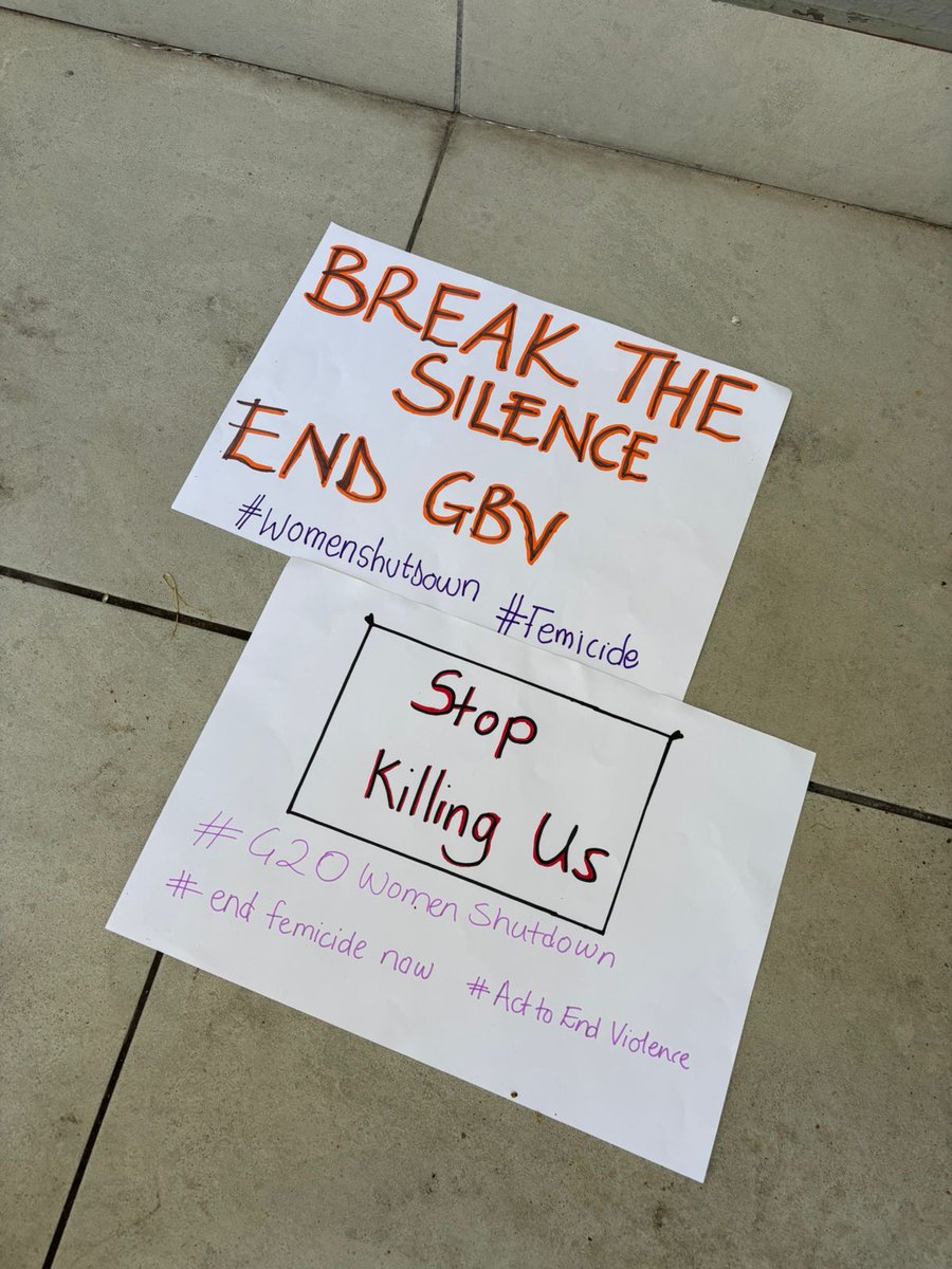 FemnetProg's tweet image. We stand in solidarity with the #WomenForChange movement in calling for a National Disaster status for the crisis of Gender-Based Violence and Femicide in South Africa.
We will continue to make this demand until no African country is burying its women and girls.Across the…