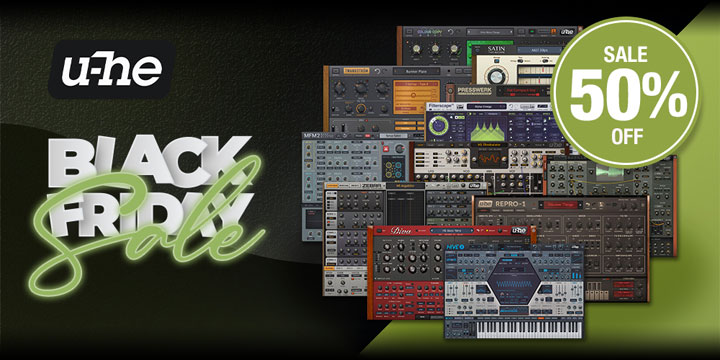 JRRSHOP's tweet photo. Black Friday featuring u-he, Melodyne &amp; XLN Audio - https://t.co/BYEbUBEjtY

https://t.co/STeW5NLE1a https://t.co/mYi9cchgCZ