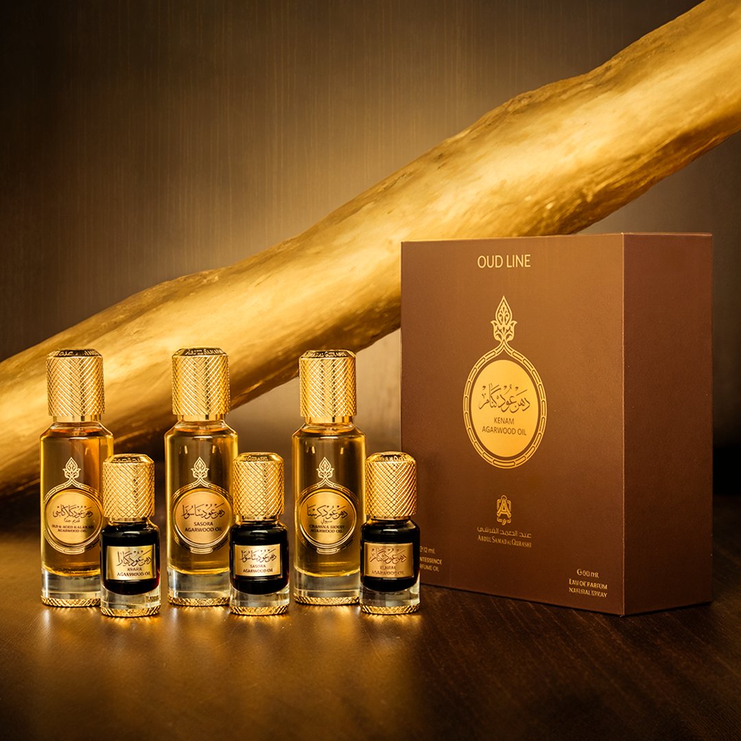 من الأرض ولدت، وبالرقيّ تزيّنت.​
هذه هي مجموعة دهن العود.

#AbdulSamadAlQurashi #ASQ #ASQ_Fragrances ​#DehnOud #OudBakhoor​
#عبدالصمد_القرشي #دهن_عود