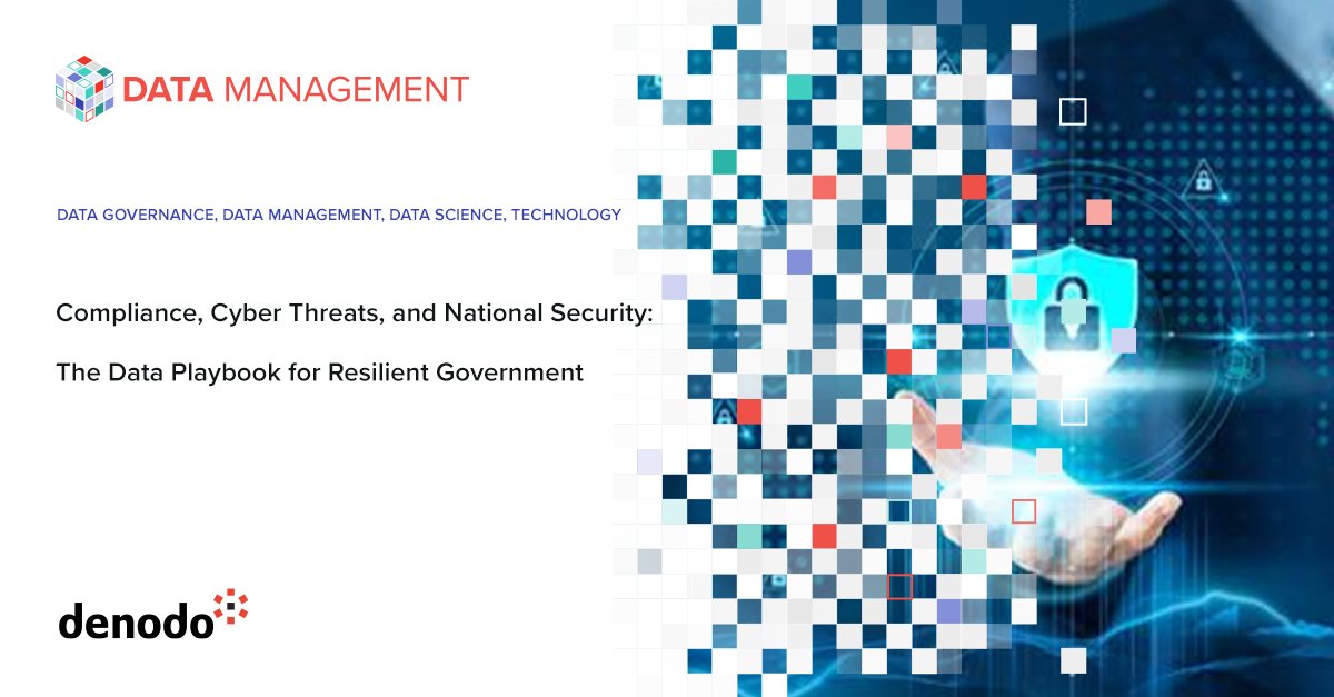 denodo's tweet image. Governments face a paradox: the data they must protect is the same data they must act on. In this #DataManagement blog, Errol Rodericks of #Denodo explains how #LogicalDataManagement helps public agencies boost cyber resilience, &amp;amp; ensure #Compliance 👉 okt.to/QwzYct