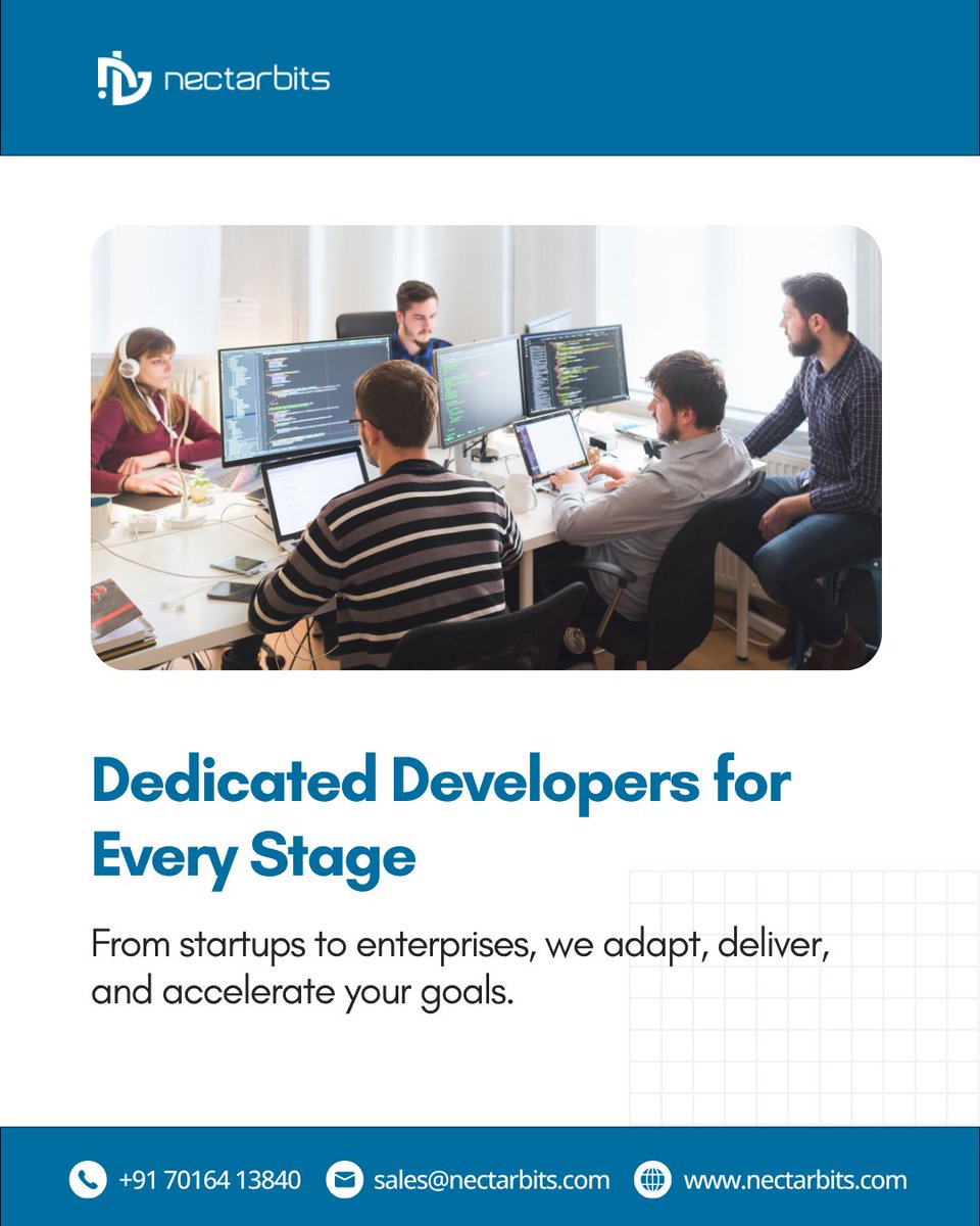 nectarbits's tweet image. From startups to enterprises — our dedicated developers adapt, deliver, and accelerate your goals. ⚡🌍
#HireDedicatedDevelopers #CustomSoftware #TechPartners #RemoteTeam #Nectarbits