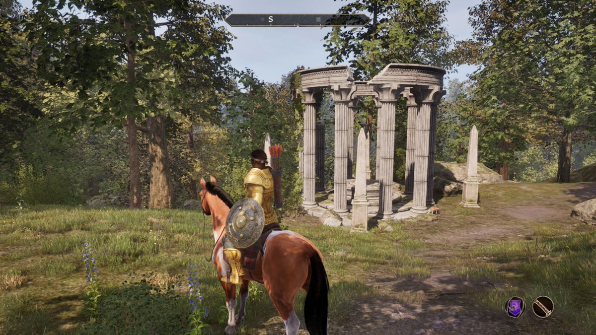 Sigo la senda del peregrino de los nueve, y ojo que encontrar estos santuarios es un poco peliagudo. Pero seguro que la recompensa vale la pena. Incluso solo la experiencia de encontrarlos en la espesura ya es gratificante. #OblivionRemastered