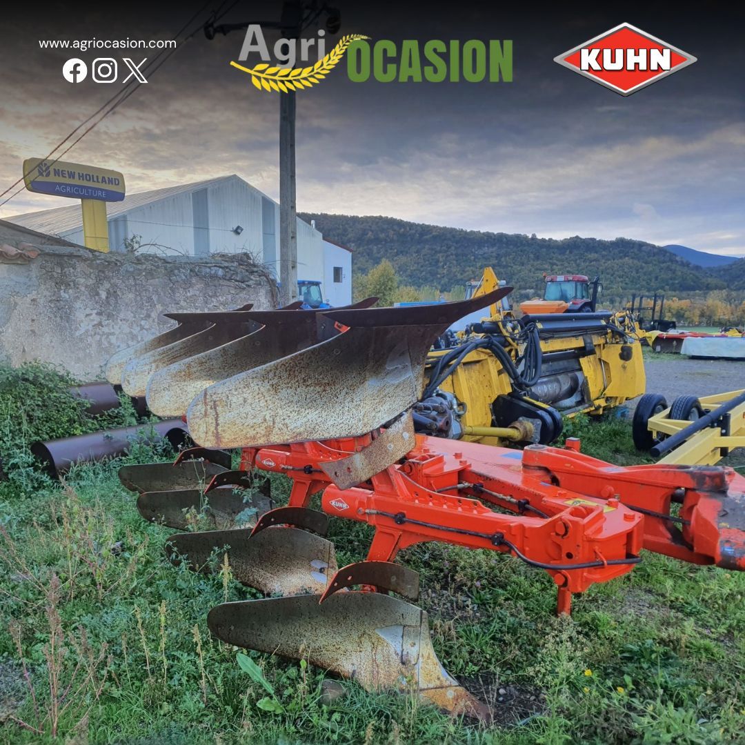 agriocasion's tweet image. Maquinaria Cirés vende Arado reversible suspendido Kuhn Multi-Master 121 de 4 cuerpos preparado para añadir 1 cuerpo más.
✅ Muy buen estado

🏷️ Precio: 8.000 € 

➡️ Más información en: agriocasion.com/arados-de-vert…

#Arados #MultiTaser #Kuhn #MaquinariaAgrícola #Huesca #Agriocasion