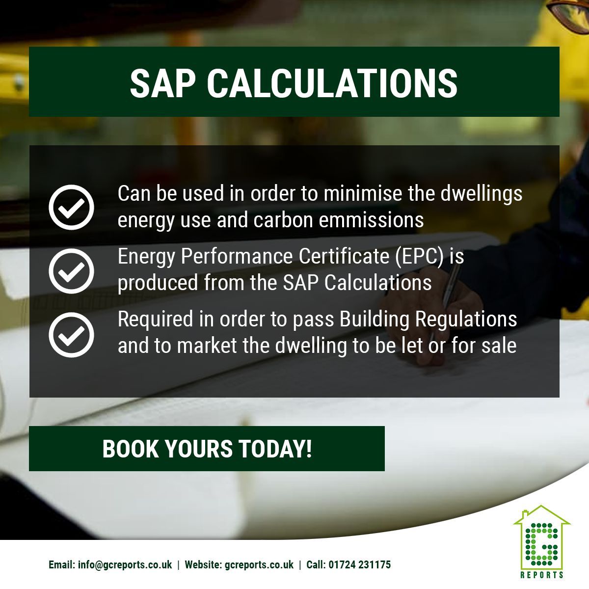 GCReports1's tweet image. Planning a new build, conversion, or extension?

You’ll likely need a SAP Calculation to meet Building Regulations.

Contact us now to discuss your project and ensure compliance from day one.

Get in touch here: gcreports.co.uk/services/sap-c…

#SAPCalculations #BuildingRegs #NewBuild