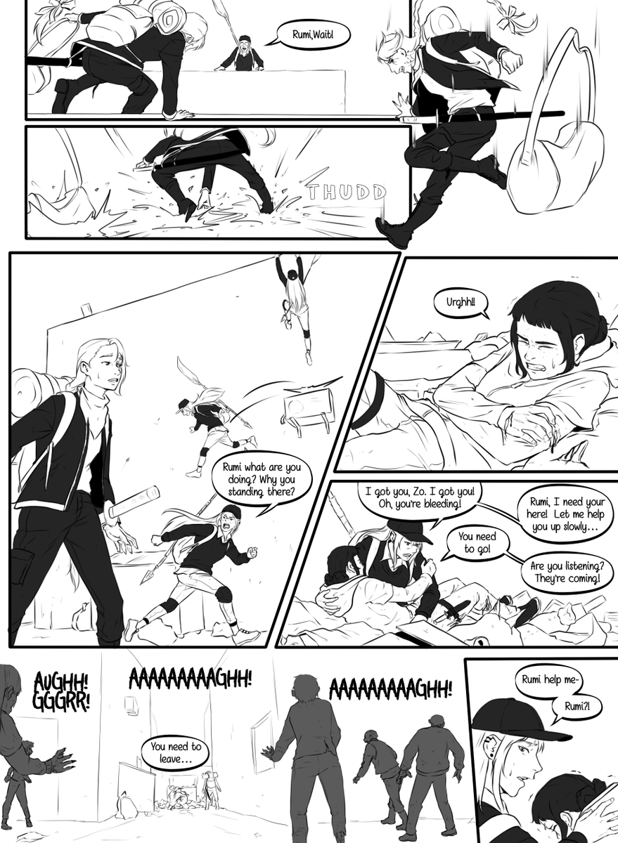 _majdart's tweet image. Kpop Demon (Zombie) Hunters AU
Part (6/??)   
 
#KPOPDEMONHUNTERS #kpdh