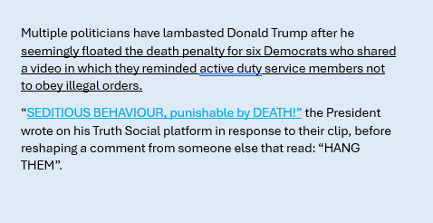 MagConception's tweet image. #USPol #USPoli #USPolitics 
#auspol    this will probably NOT happen as it takes people on death   row  20 years or  so so wind their way thru appeals and death row procedures. Pity as it would provide so much fun for the rest of us.
