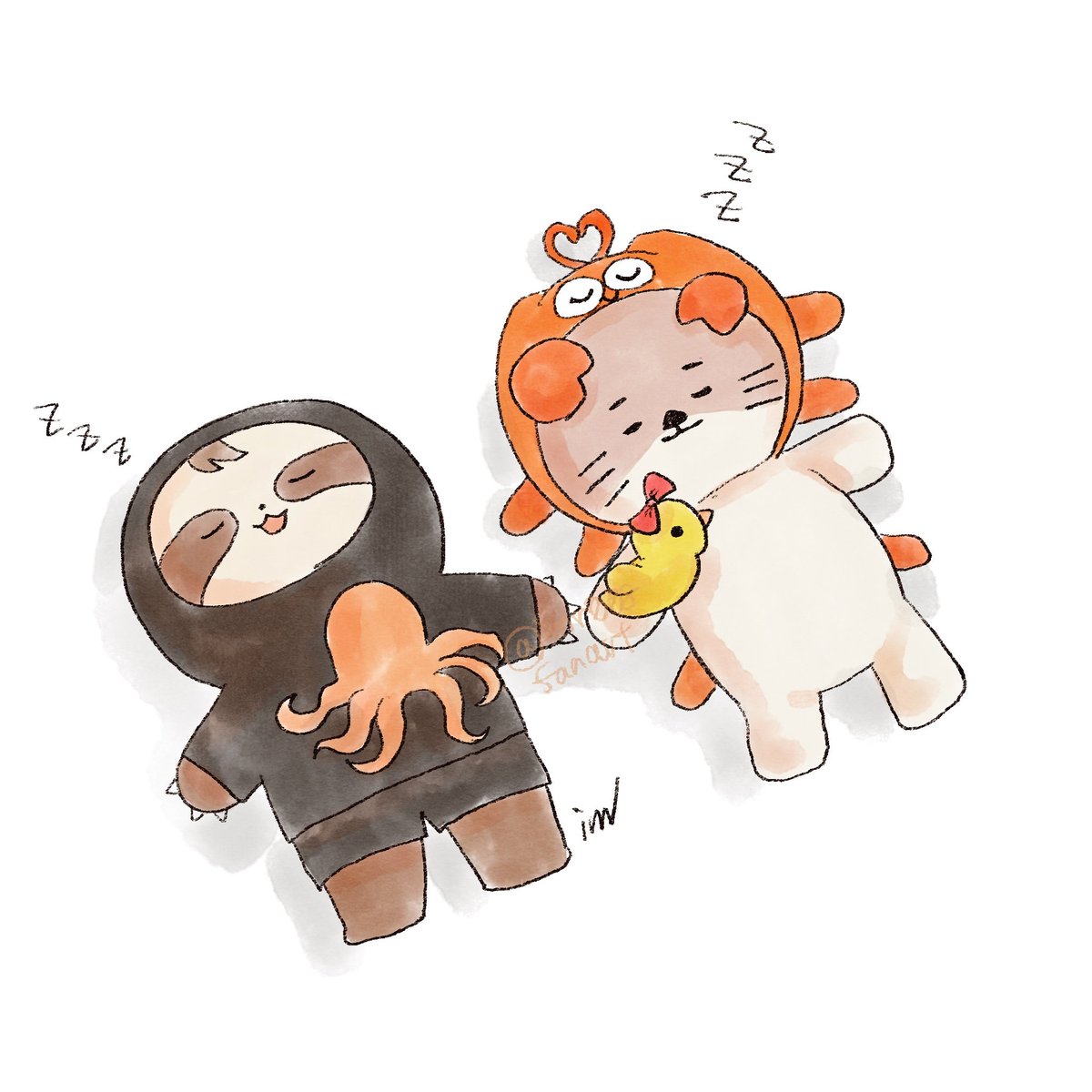 imr008's tweet image. 😴🐙🐤😴
#NONGNOOONG #SAMRUAY
#GMMTVGiggleGang