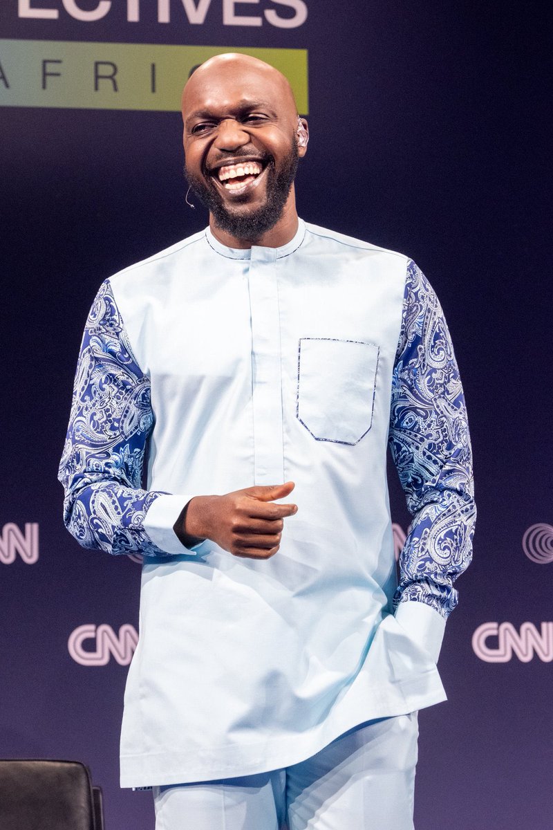 IamLyenda's tweet photo. Man of the Match. Our very own @LarryMadowo from @CNNAfrica 
Jah belss you!! https://t.co/ifURr09Xoo