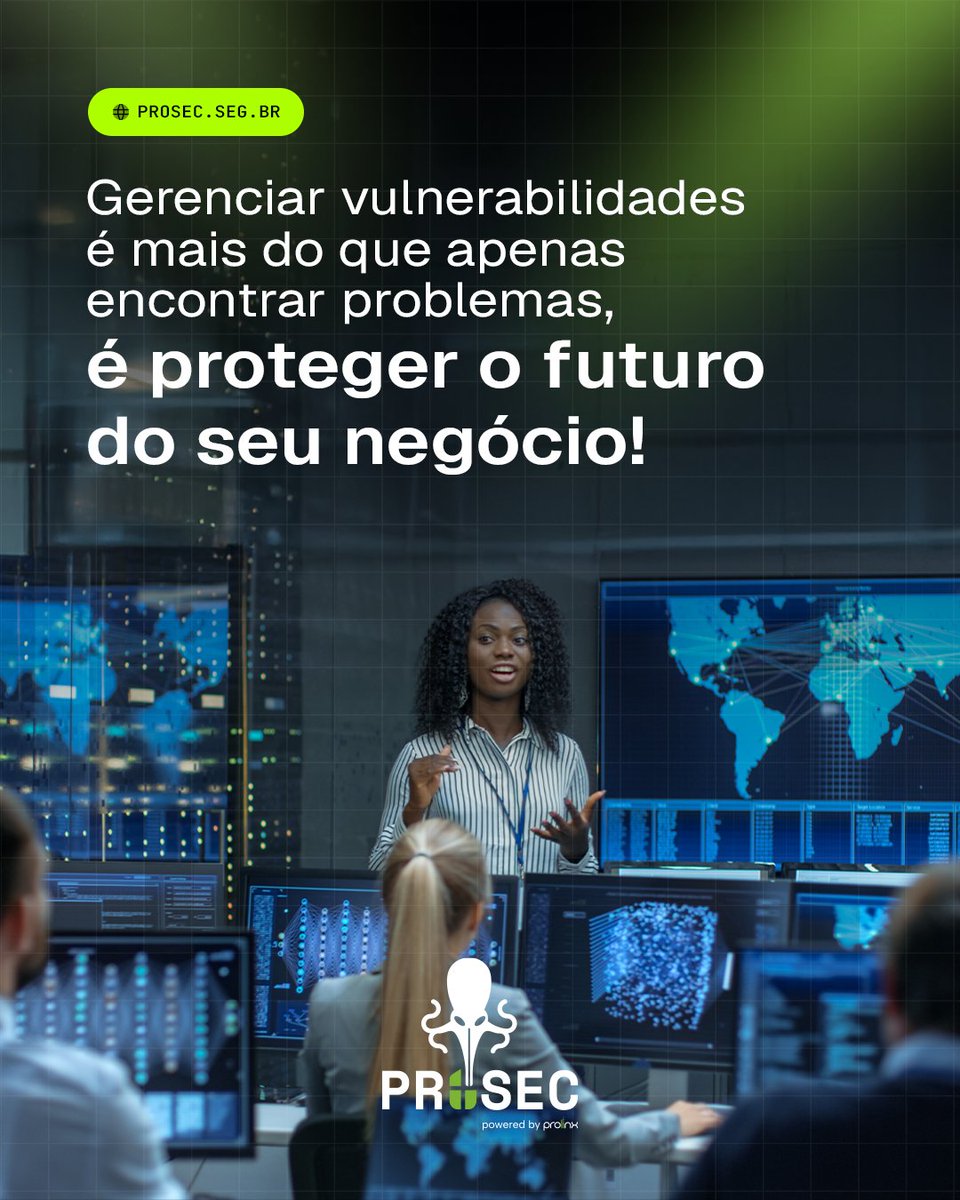 prosecbrz's tweet image. Nossa missão é detectar, analisar e dar respostas ágeis a ameaças e incidentes de segurança, com eficiência e eficácia, usando tecnologia de ponta e know-how!

Proteja-se com o #ProSec e tenha a tranquilidade de saber que seu negócio está seguro! 🔐

Saiba mais no site!