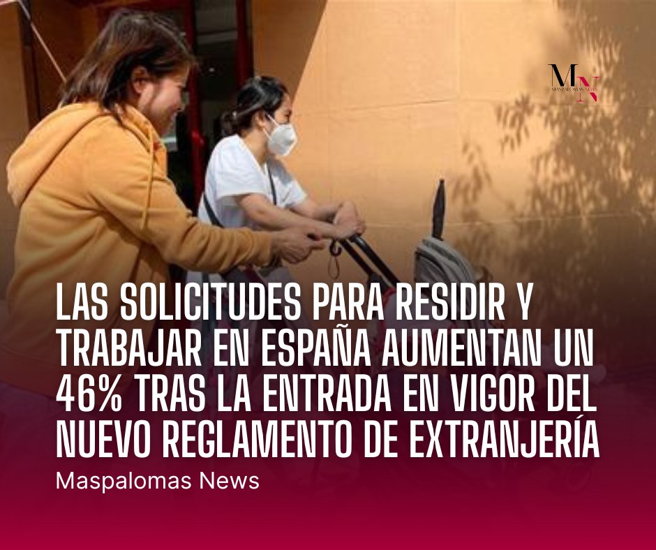 MaspalomasNews's tweet image. 📍 Solicitudes de residencia en España crecen un 46% tras el nuevo Reglamento

👀 Lee toda la información aquí: maspalomasnews.com/las-solicitude…

#Migración #España #Extranjería #Residencia #Permisos #Canarias #GranCanaria #Maspalomas