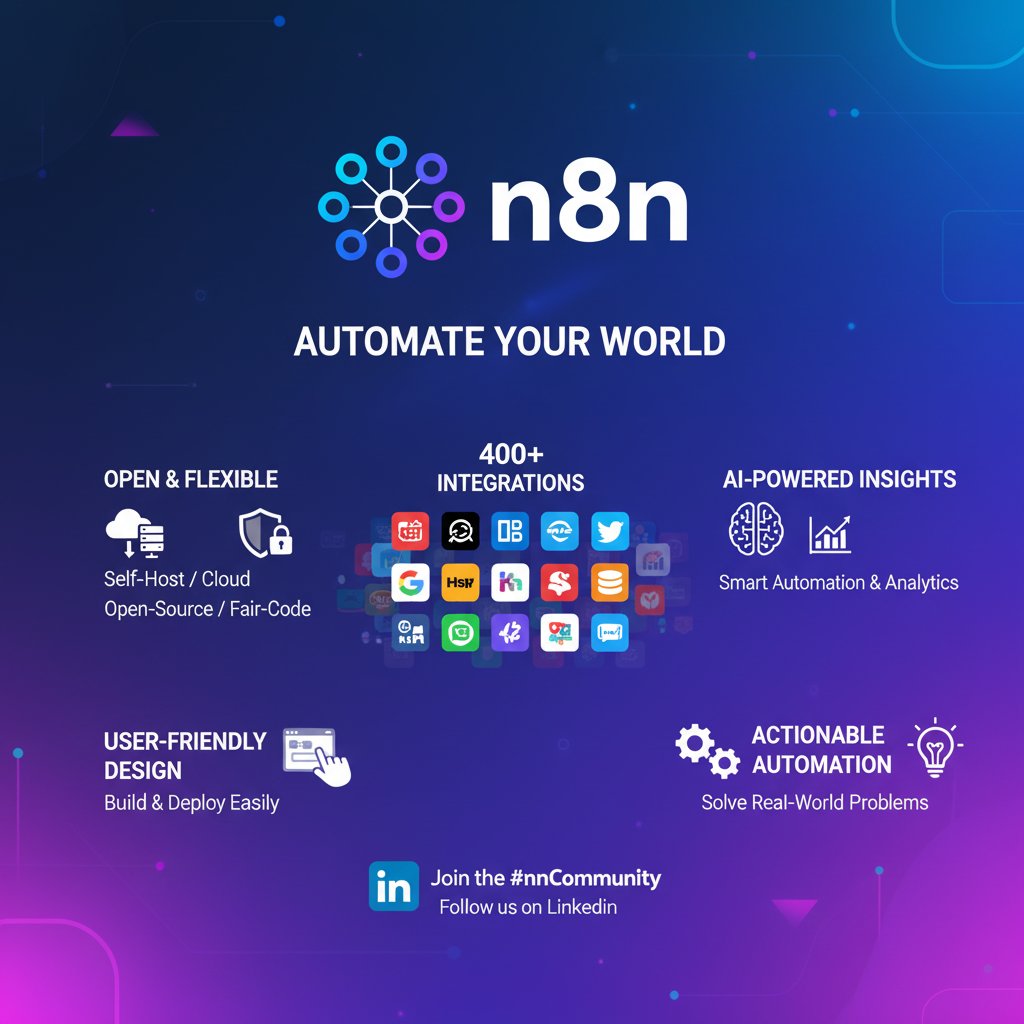 sauddanish999's tweet image. No-code but not basic: n8n’s open-source platform offers 400+ integrations + native AI for deep, custom automation. Ready to self-host? 🤖 #OpenSourceAI #NoCode #Automation #AIagents #FutureOfWork