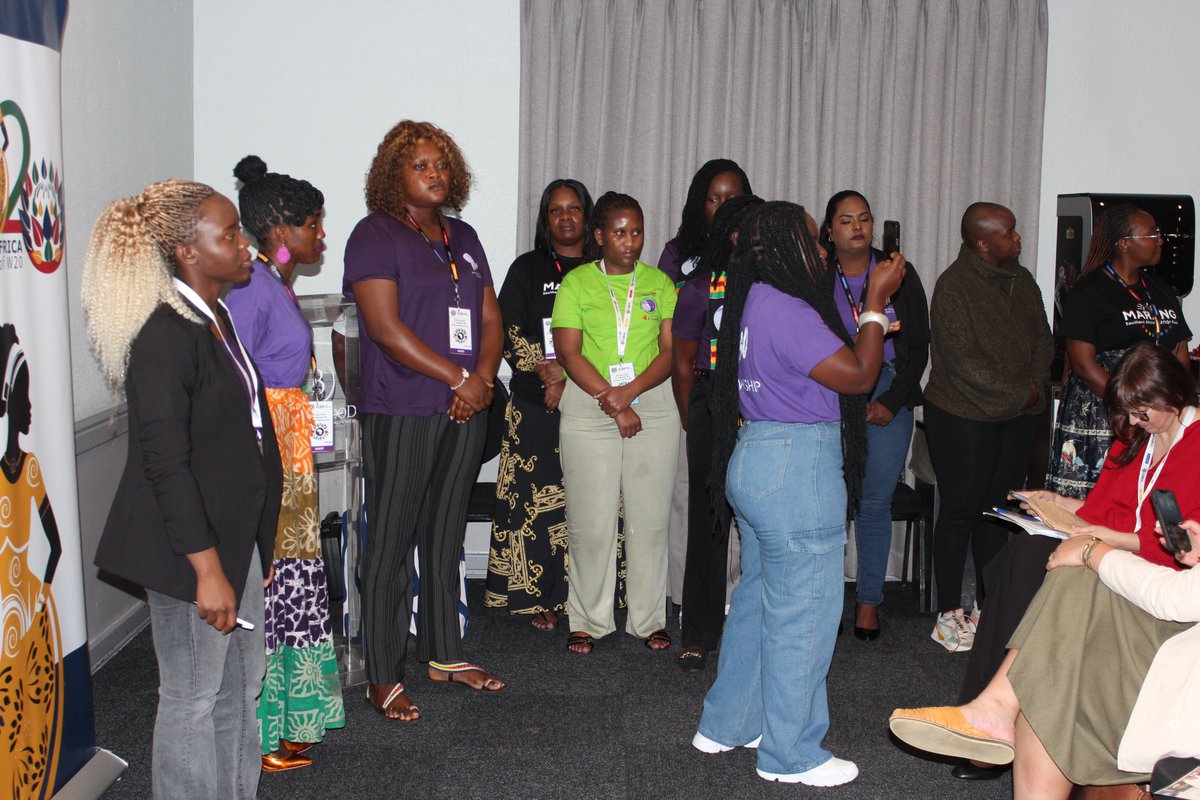 GenderLinks's tweet image. Gender Links proudly partnered for a  side event at the G20 Social Summit in partnership with W20 and IDRC. The session highlighted the urgent need to centre care, equality and justice within global policy conversations.
#G20SocialSummit #W20 #EndGBV #CareEconomy