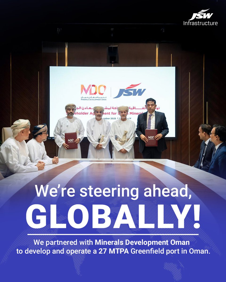 JSW Infrastructure tweet media