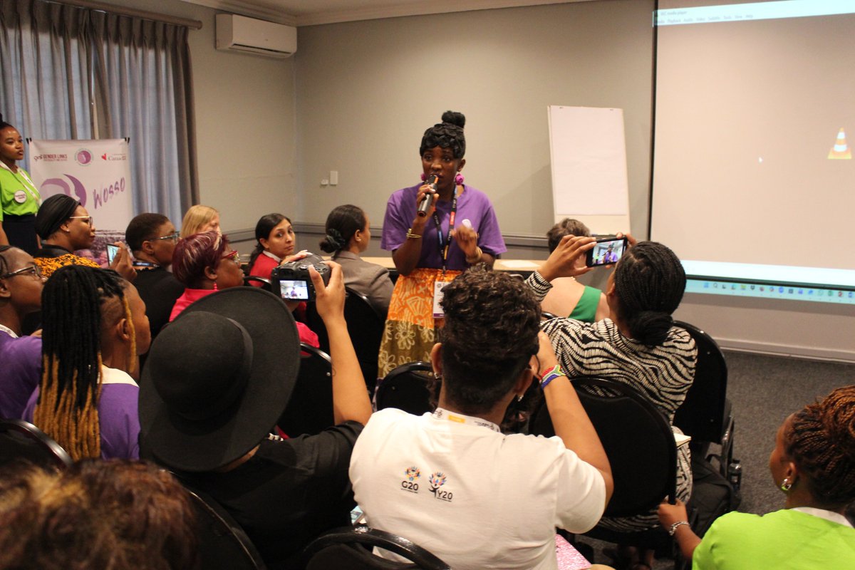 GenderLinks's tweet image. Gender Links proudly partnered for a  side event at the G20 Social Summit in partnership with W20 and IDRC. The session highlighted the urgent need to centre care, equality and justice within global policy conversations.
#G20SocialSummit #W20 #EndGBV #CareEconomy