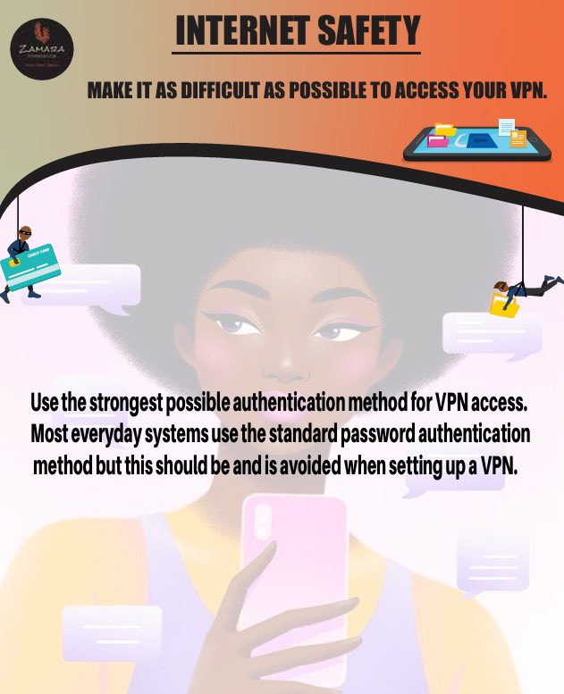 machukicloudier's tweet image. Use strong passwords to to avoid anyone from accessing your VPN.@Zamara_fdn #ZamaraVoices #EndDigitalViolence