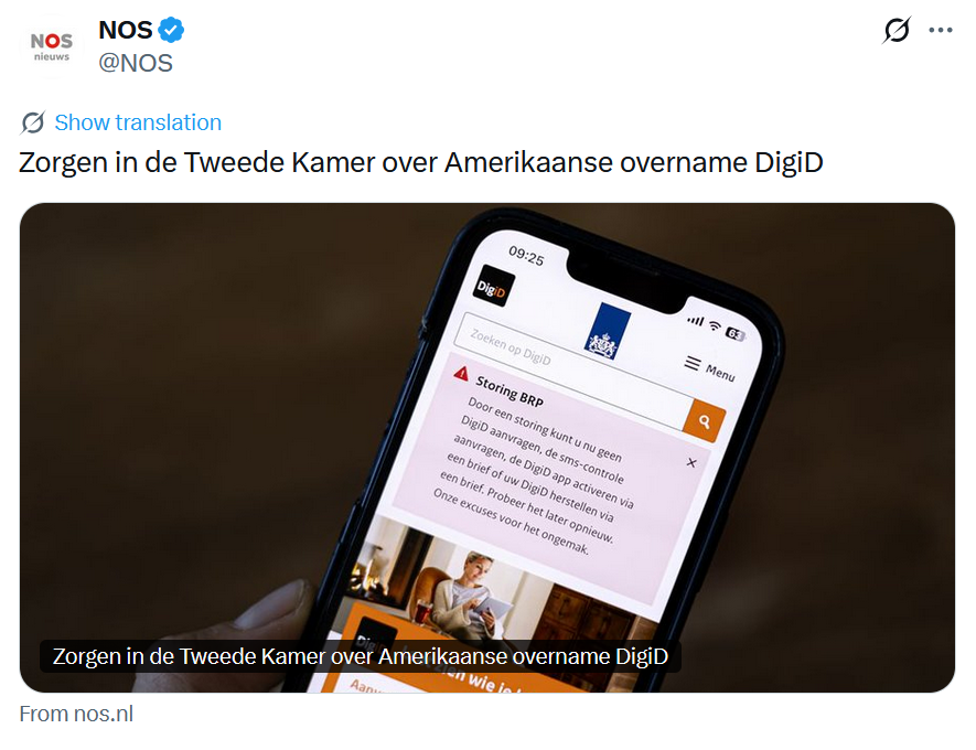 JGuldemond's tweet image. Het Amerikaanse IBM zorgde voor het identificeren, registreren, lokaliseren, deporteren en vernietigen van dissidenten, Roma, Joden en andere &apos;ongewensten&apos; in door Duitsland bezette gebieden.

Oeps, wat zou er nou mis kunnen gaan als IBM-spin-off Kyndryl nu onze DigiD overneemt?