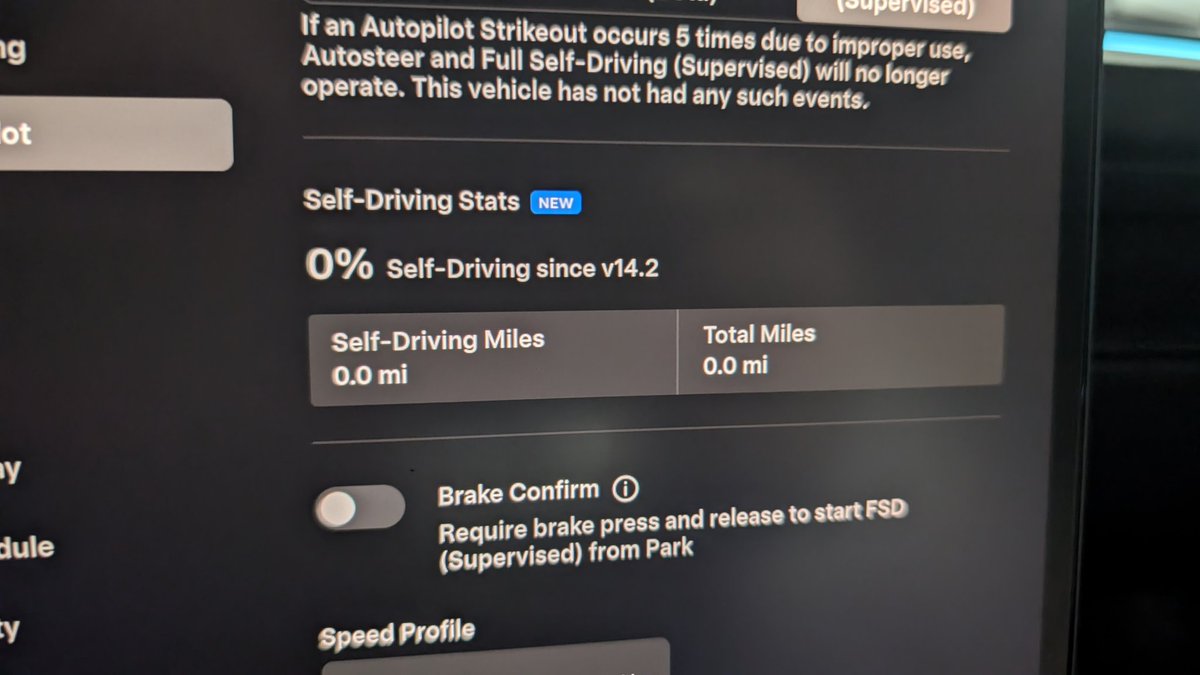 roger_kappler's tweet image. New Self Driving Stats  in the car with FSD 14.2!
@teslascope